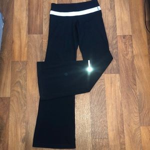 Lululemon Black And White Joggers size 4